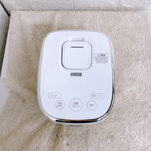 ヤマダ YRC-H05J1 一人暮らし単身用炊飯器 ３合炊き MKT10091