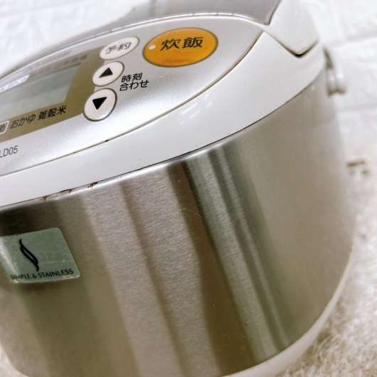 ゾウジルシ NS-LD05 一人暮らし単身用炊飯器 3合炊き MKT10105