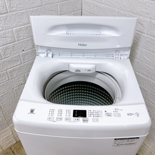 ハイアール JW-U45MK 一人暮らし単身用洗濯機 4.5kg MKT0128100