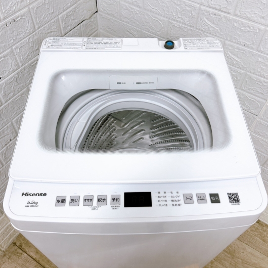 ハイセンス HW-G55NJ1 一人暮らし単身用洗濯機 5.5kg MKT02192