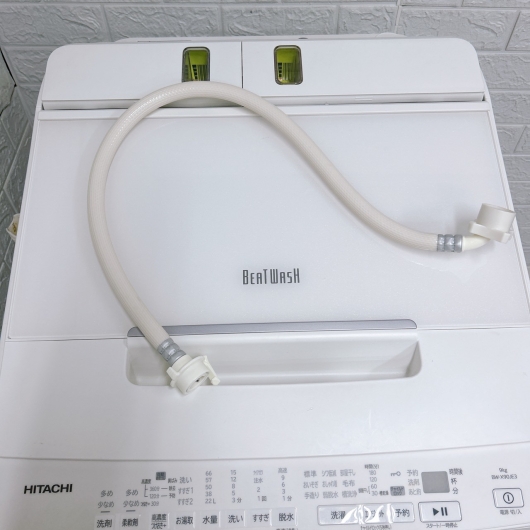 ヒタチ BW-X90JE3 大型冷蔵庫 9.0kg EO4