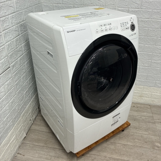 シャープ ES-S7F-WL 一人暮らし単身用洗濯機 7.0kg OE09255