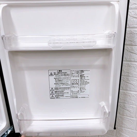 ニトリ NTR-106BK 一人暮らし単身用冷蔵庫 106L CK091535
