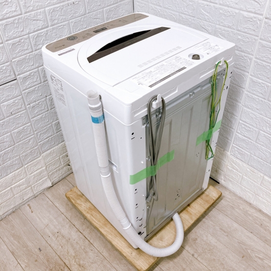 シャープ ES-GE6G-T 一人暮らし単身用洗濯機 6.0kg K101221