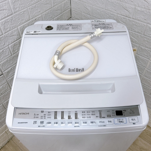 ヒタチ BW-V70F 一人暮らし単身用洗濯機 7.0kg MKT102312