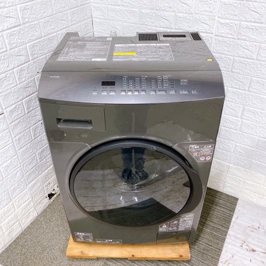 アイリスオーヤマ DKC85A1-B ドラム式洗濯機 8.0kg TK2298