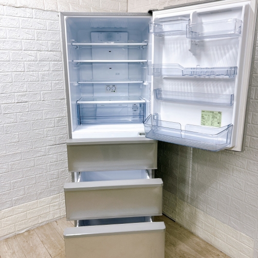 アクア AQR-36N(S)-1 大型冷蔵庫 355L K11211