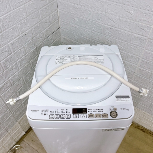 シャープ ES-KS70V-W 2020年製 7.0kg 洗濯機 【全国発送対応】