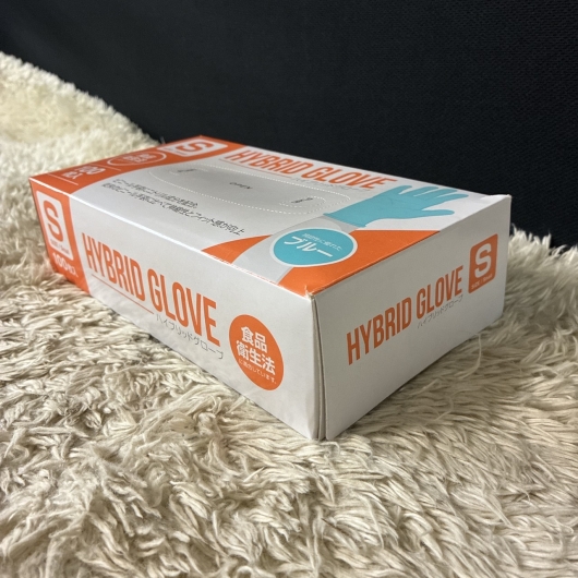 【未開封品】HYBRID GLOVE Sサイズ 100枚入り×2箱 ブルー