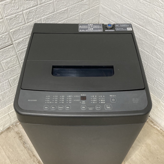 アイリスオーヤマ IAW-T504-B 2024年製 5.0kg 洗濯機 美品【全国発送対応】