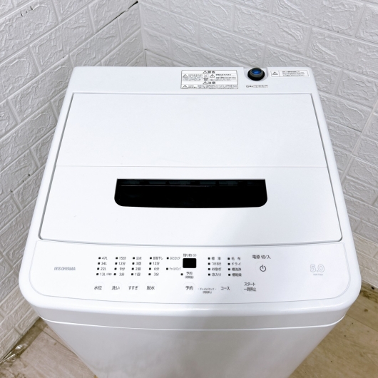 アイリスオーヤマ IAW-T504 2024年製 5.0kg 洗濯機 美品【全国発送対応】