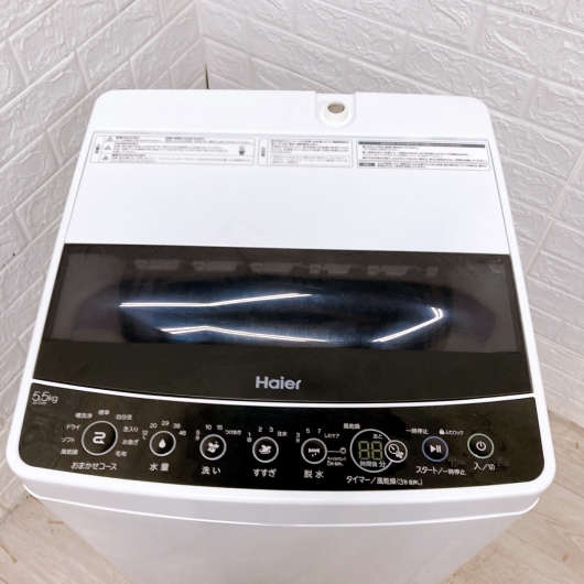 ハイアール JW-C55D 一人暮らし単身用洗濯機 5.5kg CTF5648677
