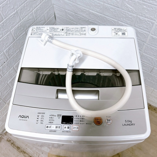 アクア AQW-BK50F 2018年製 5.0kg 洗濯機 美品【全国発送対応】