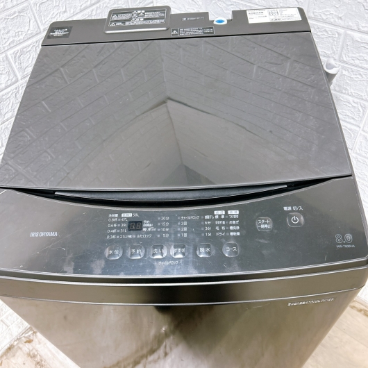 アイリスオーヤマ IAW-T806HA 2022年製 8.0kg 洗濯機 美品【全国発送対応】