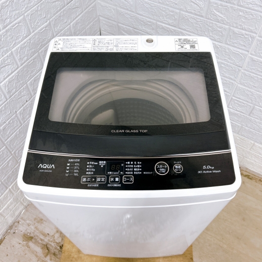 AQUA(アクア) 5.0Kg 洗濯機 一人暮らし 小型 MKT07141