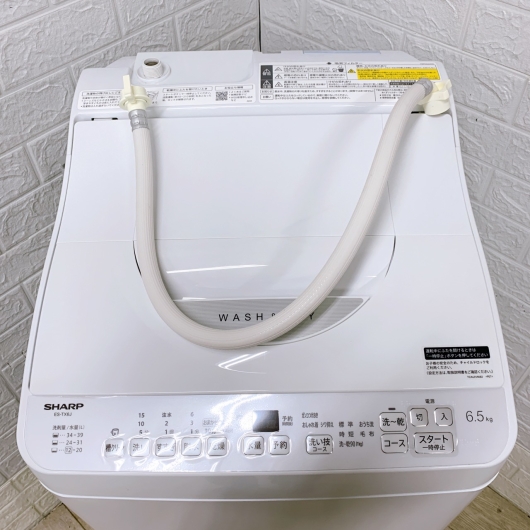 シャープ ES-TX6J-W 一人暮らし単身用洗濯機 6.5kg OE121511