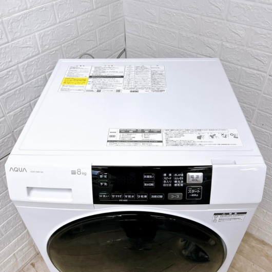 アクア AQW-D8R-L  ドラム式洗濯機 8.0kg OE12272