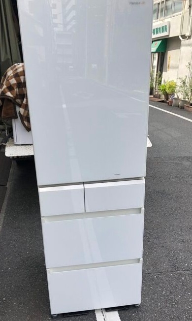 Panasonic パナソニック 406L 5ドア冷蔵庫 NR-E414GV-W 2019年製